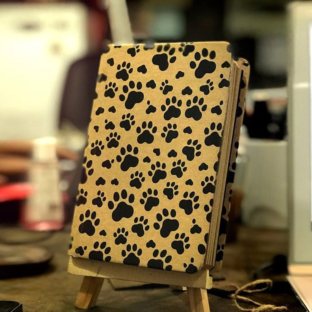 Mooch Jungle Series Khaki A6 Plain Notebook