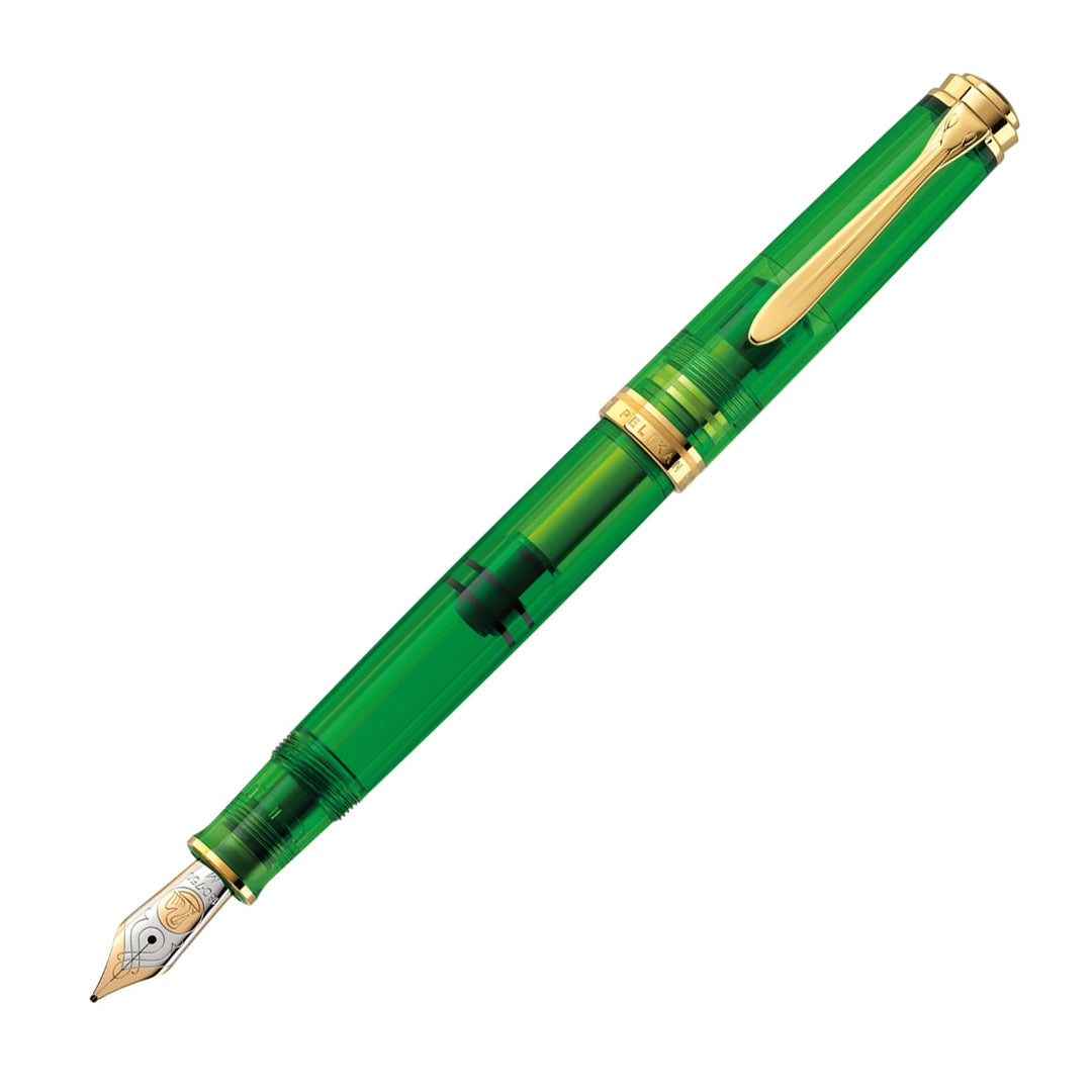 Pelikan Souveran M800 Green Demostrator Fountain Pen (Special Edition)  SCOOBOO Pelikan