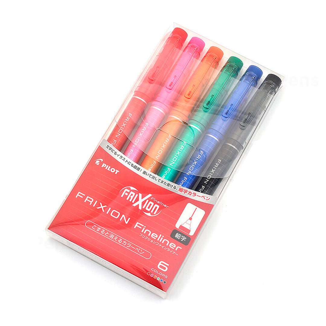 PILOT FRIXION Fineliner fine print magic tortillon -6-color set