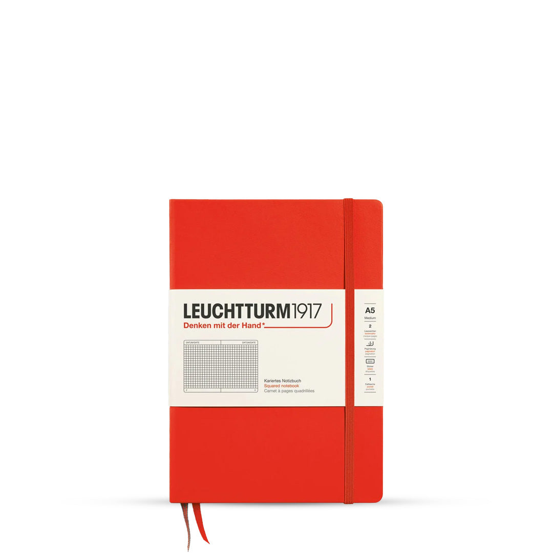 Leuchtturm Hardcover A5 Grid Notebook