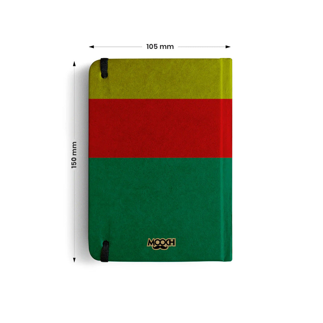 Mooch Jungle Series Khaki A6 Plain Notebook