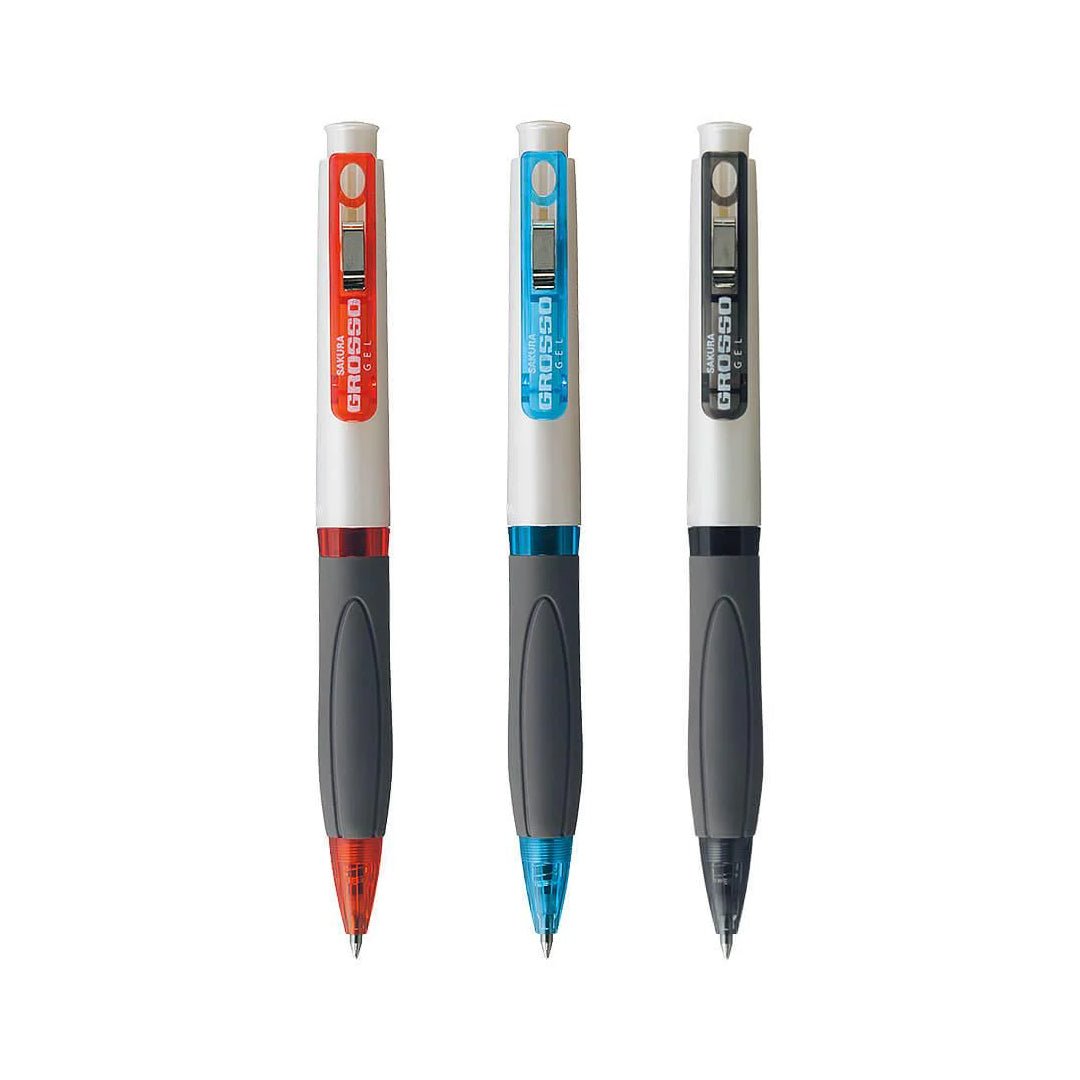 Sakura Crepas Grosso Ball Pen Black 0.7mm - Pack of 2 - SCOOBOO - NOB100N#49 - Ball Pen