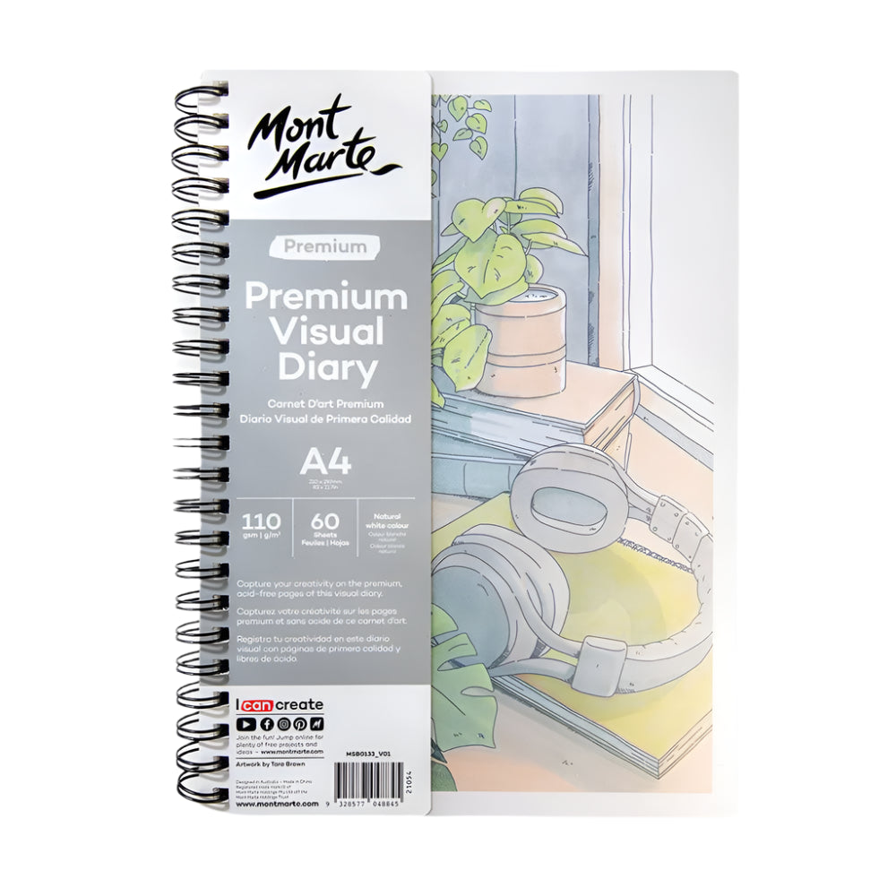Mont Marte Visual Diary Premium Sketchbook