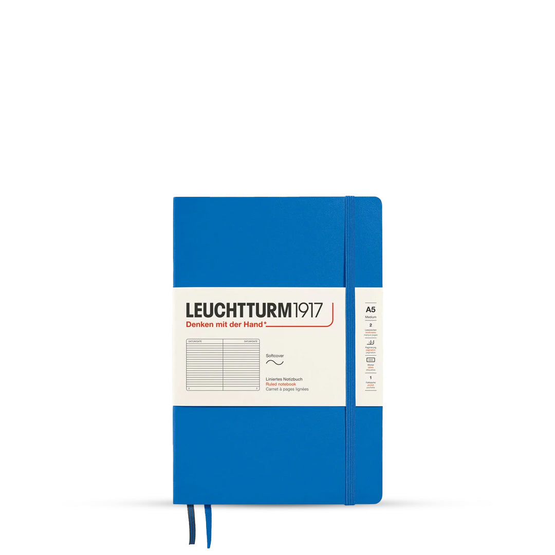 Leuchtturm Softcover A5 Ruled Notebook