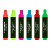 Soni Officemate Hi-Lighter Textliner Set - SCOOBOO - Pack of 6 - Highlighter