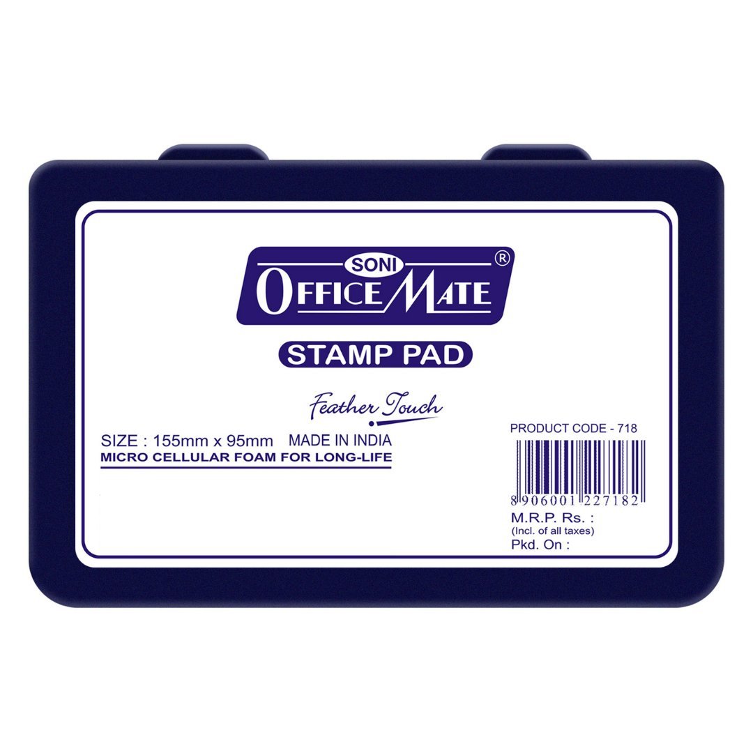 Soni Officemate Stamp Pad - SCOOBOO - 718-Violte - Stamp & Pads
