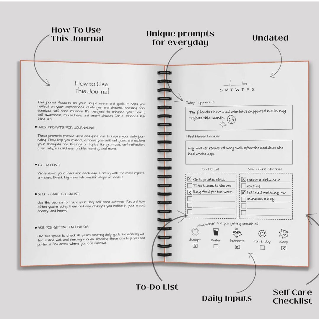 Simply Scribble Wellness A5 Journal