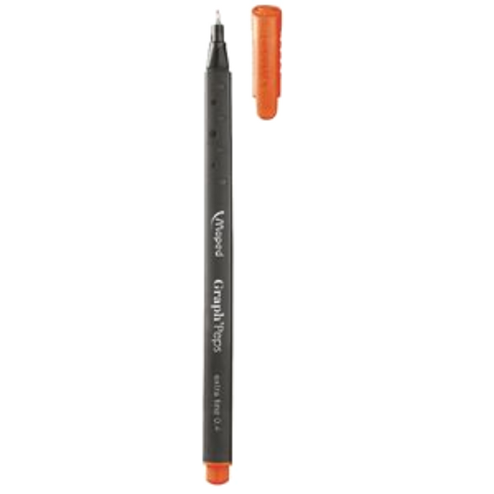Maped Graph'Peps Fineliner (Pack of 2) - SCOOBOO - 749116 - Fineliner