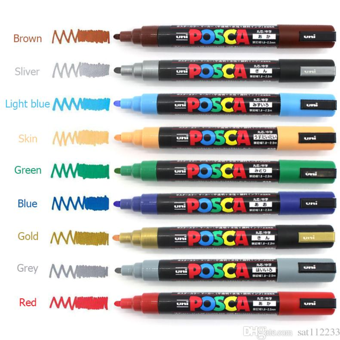 POSCA PC3M And PC5M Review 