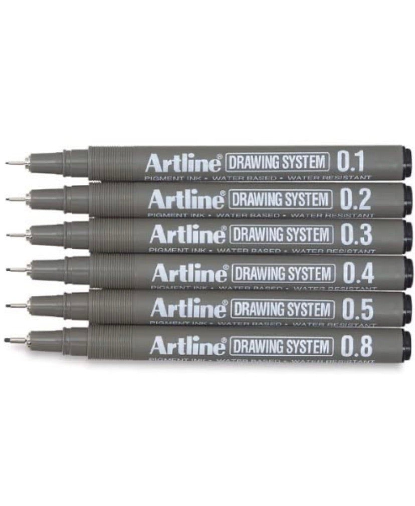 Artline Drawing System Technical Pens SCOOBOO Artline
