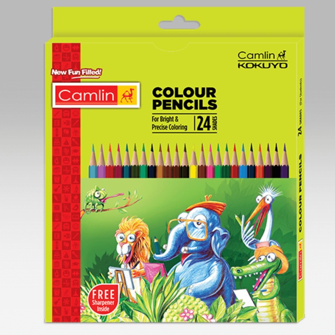 Camlin Colour Pencils - SCOOBOO - 4192567 - Coloured Pencils