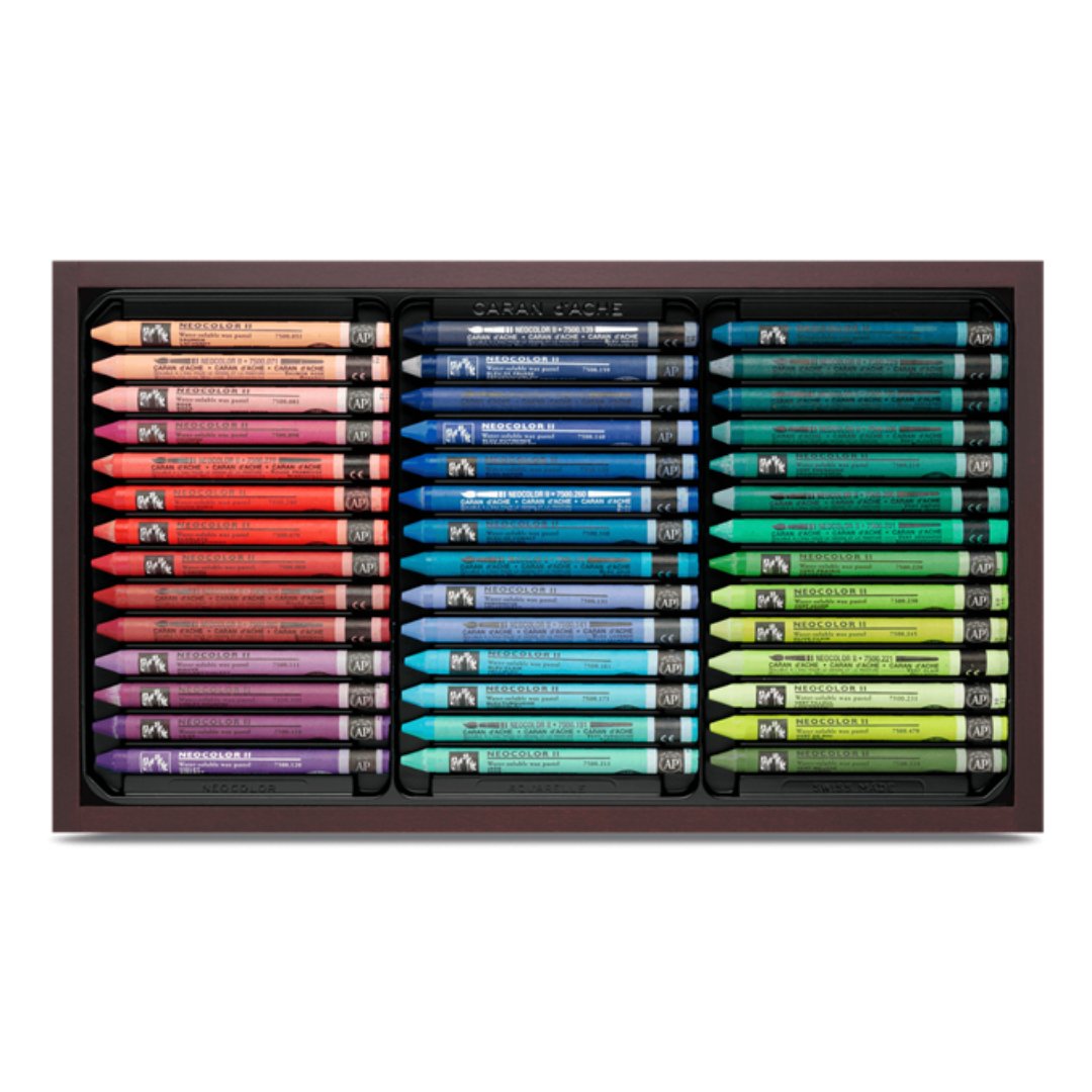 Caran d'ache Neocolor II Professional Artist Water-Soluble Pastels - SCOOBOO - 7500.484 - Oil Pastels