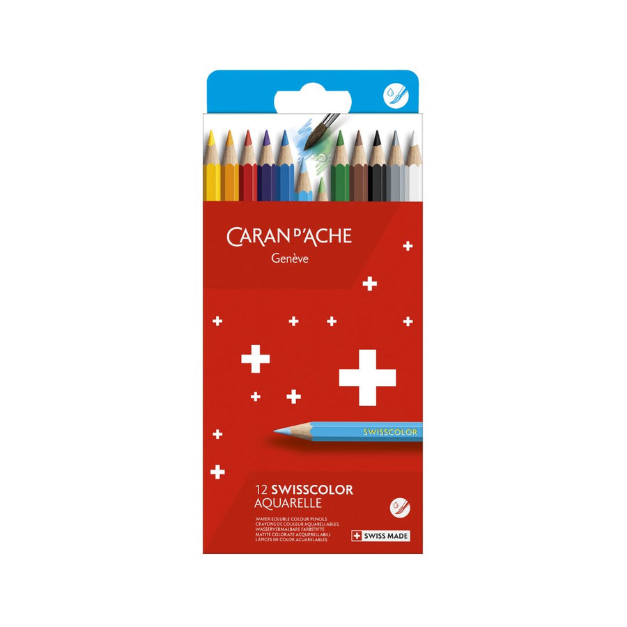 Caran d'ache Swisscolor Water Soluble Pencils - SCOOBOO - 1285.812 - Coloured Pencils