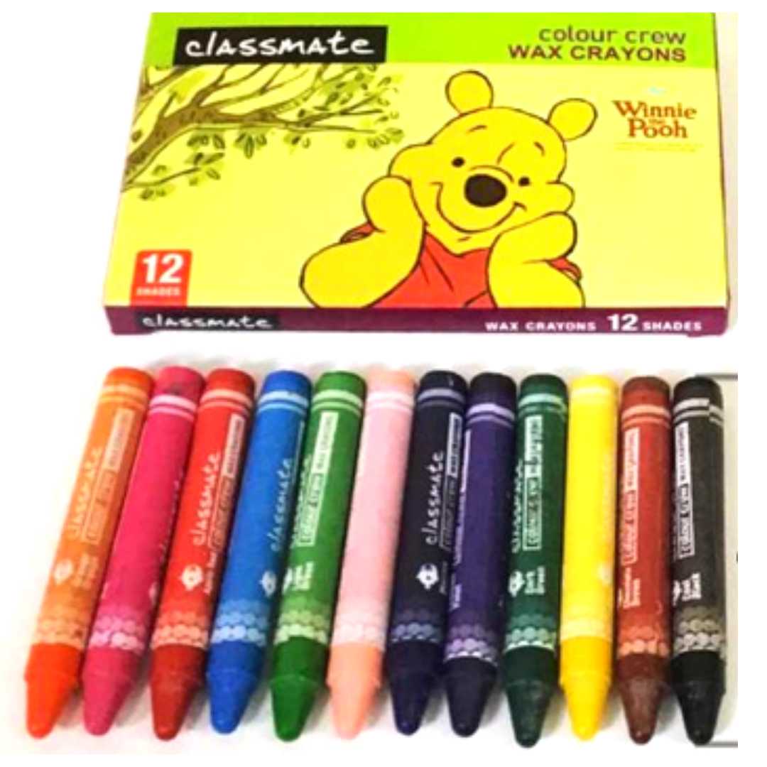 Classmate Colour Crew Wax Crayons - SCOOBOO - 04050001DY - wax crayon