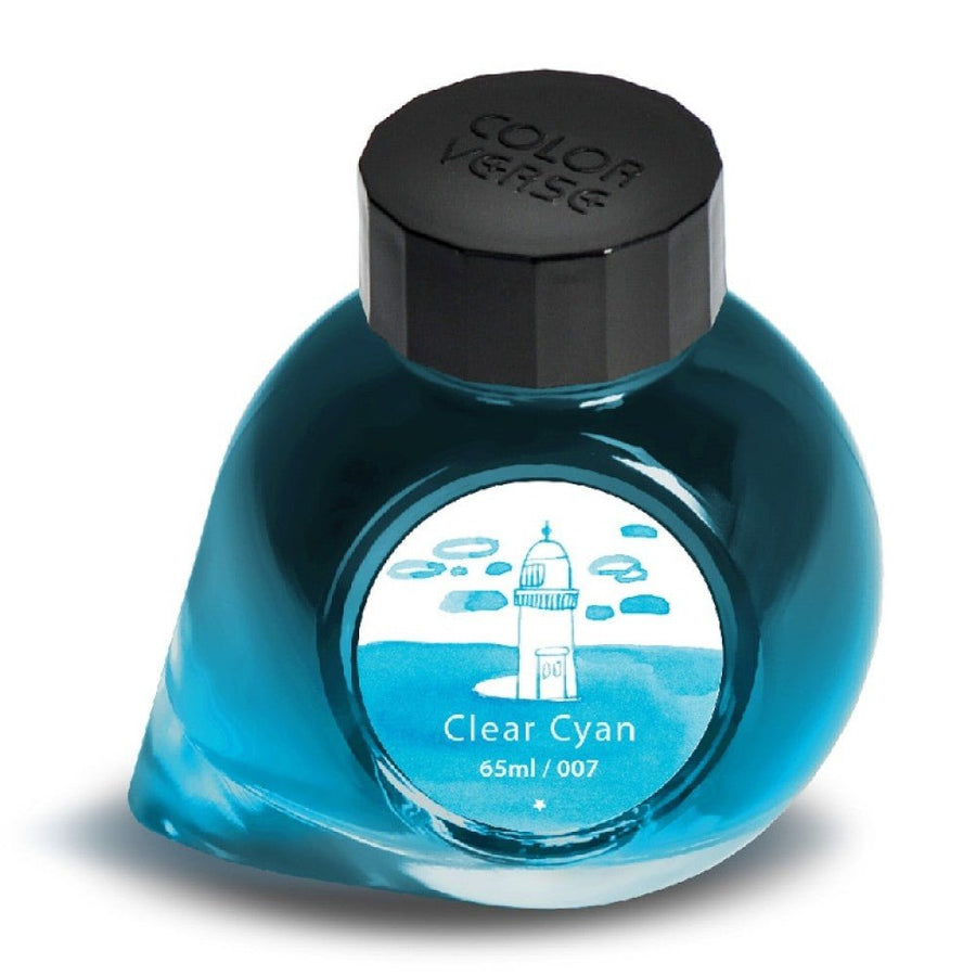 Colorverse Project Series Clear Cyan Fountain Pen Ink-65ml - SCOOBOO - COLO 98-TGM - Ink