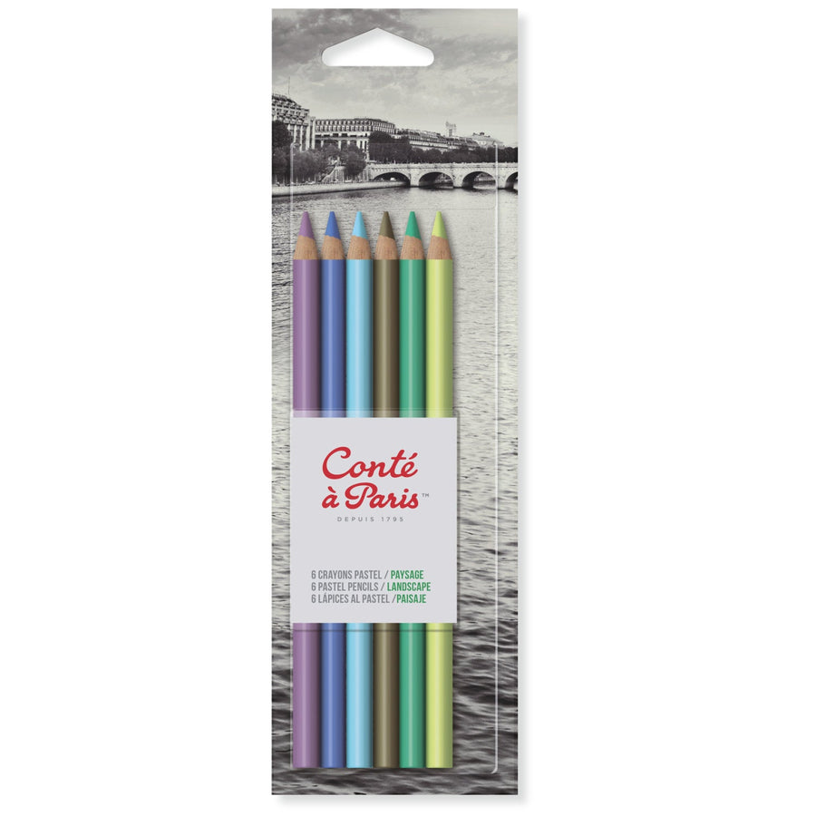 Conte A Paris Pastel Pencil (Set of 6) - SCOOBOO - 50113 - Coloured Pencils
