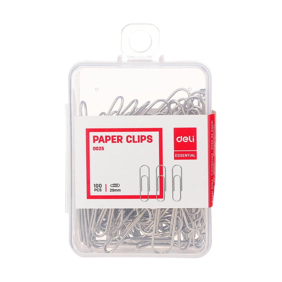 Deli Paper Clips - SCOOBOO - 0025 - Paperclips, Fasteners & Rubber bands