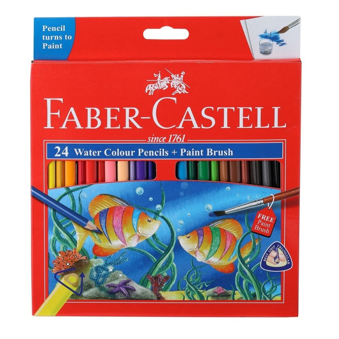 Faber Castel Water Colour Pencils - SCOOBOO - 11 55 24 - Watercolour Pencils