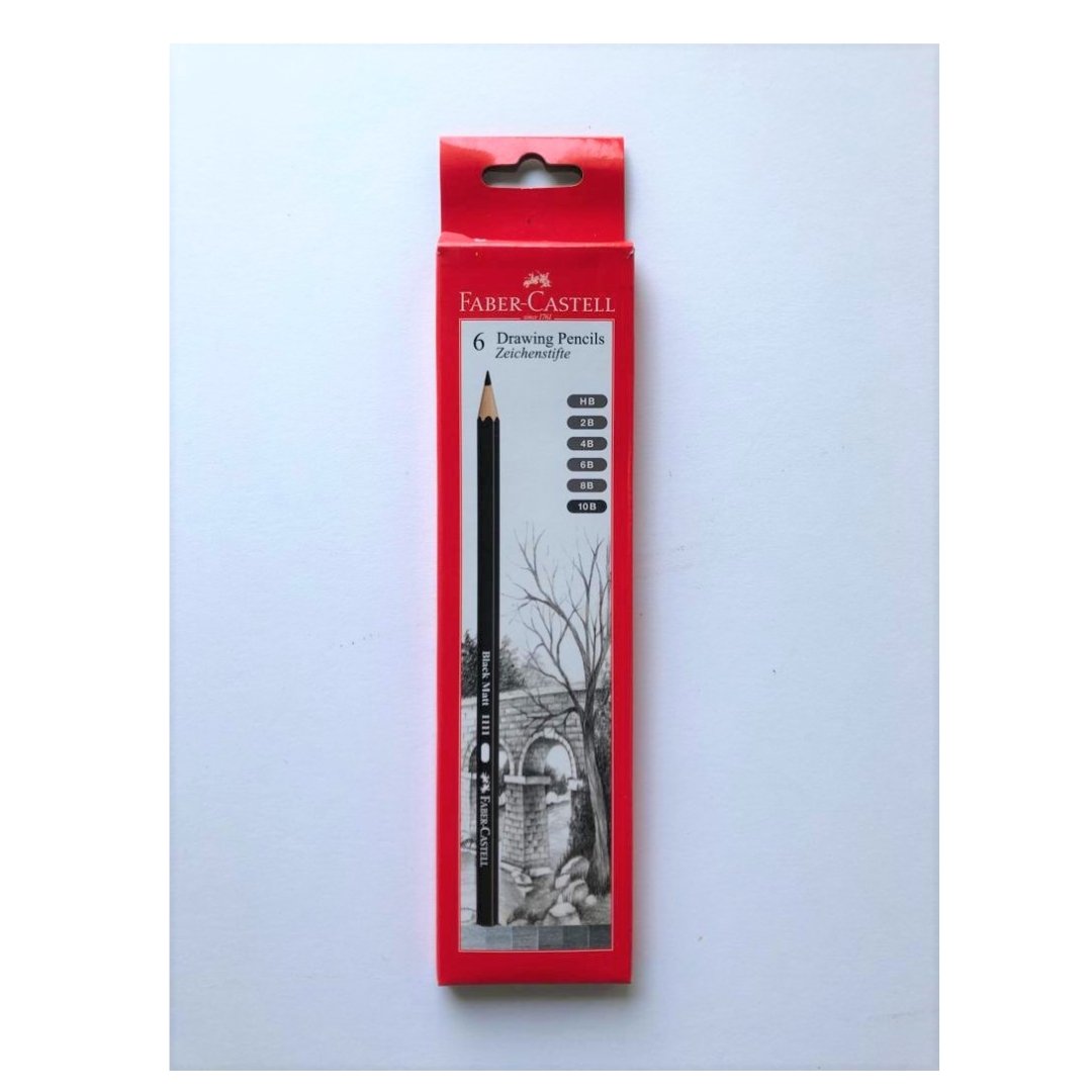 Faber Castell Drawing Pencil Set of (Black Matt)-SCOOBOO – SCOOBOO