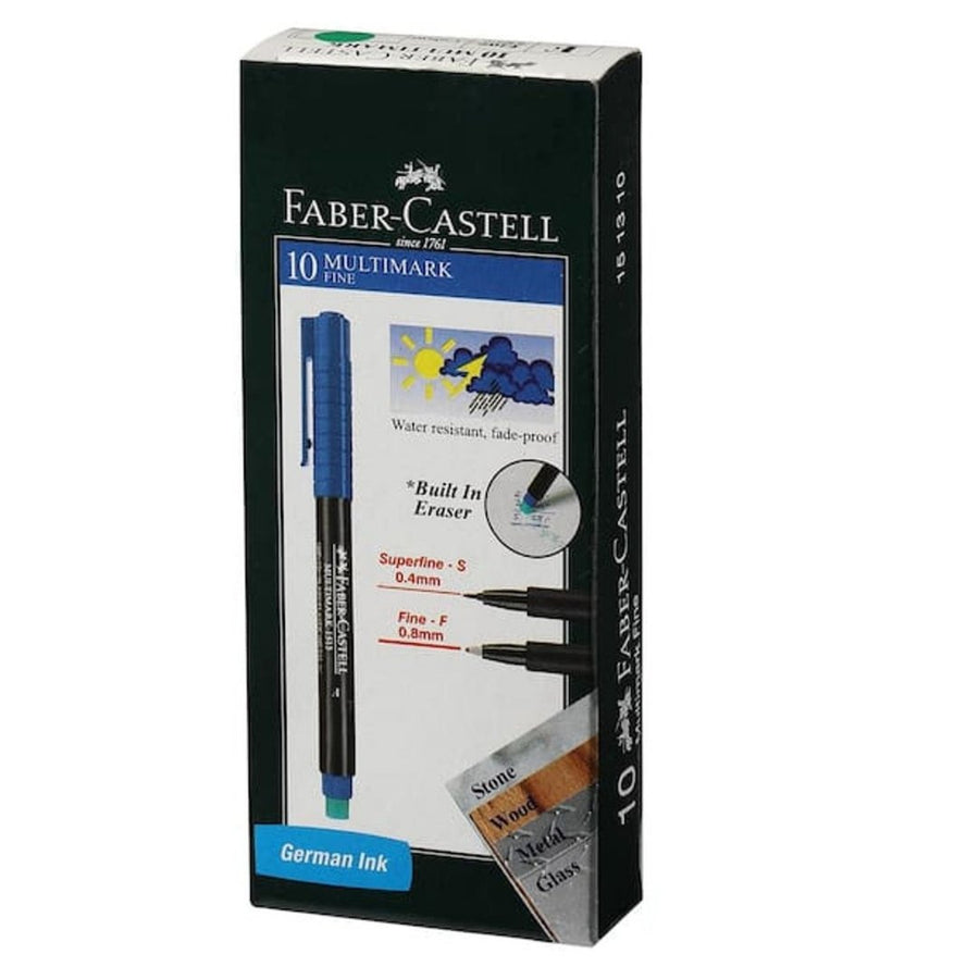 Faber-Castell Multicolor Pens Fine Folienstift - SCOOBOO - 1513 - Fineliner