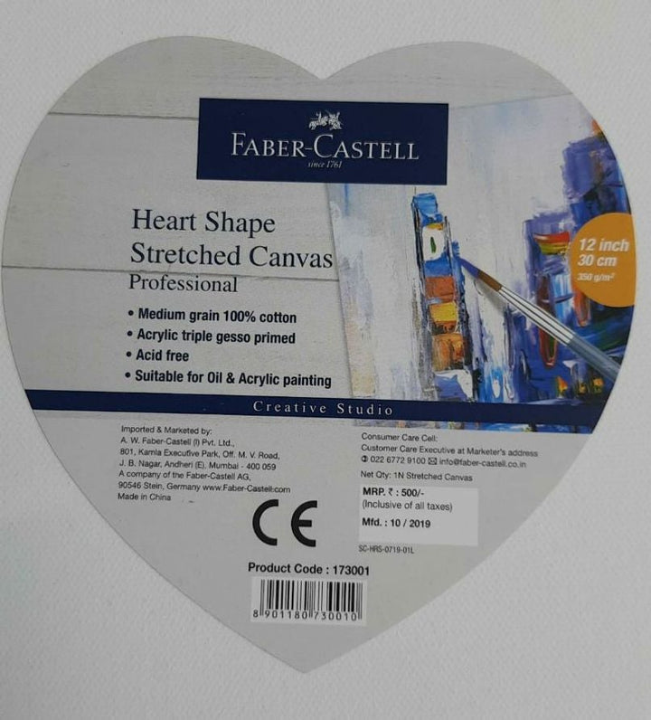 Faber-Castell Stretched Canvas Professional - SCOOBOO - 173001 - Canvas Board