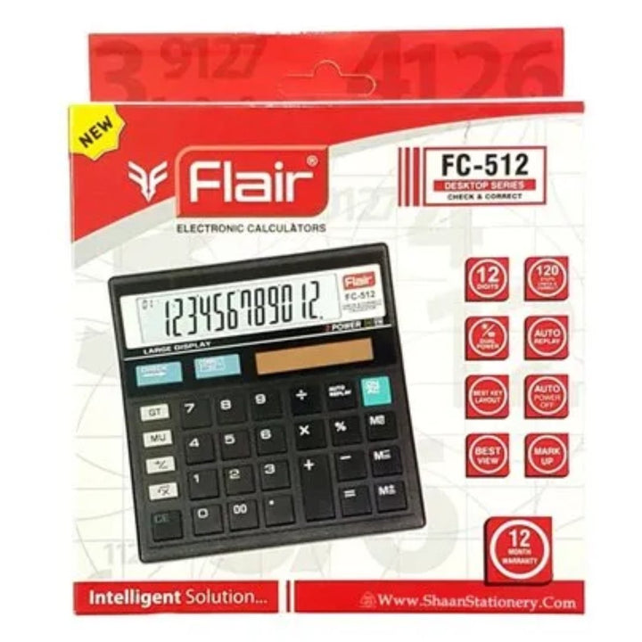 Flair Electronic Calculators - SCOOBOO - Digital Calculators
