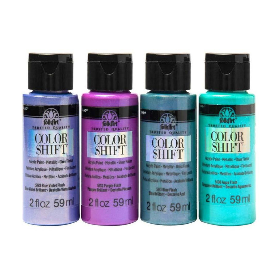 Folkart Paint Set Color Shift Pack Of 4 - SCOOBOO - 7501 - Acrylic paints