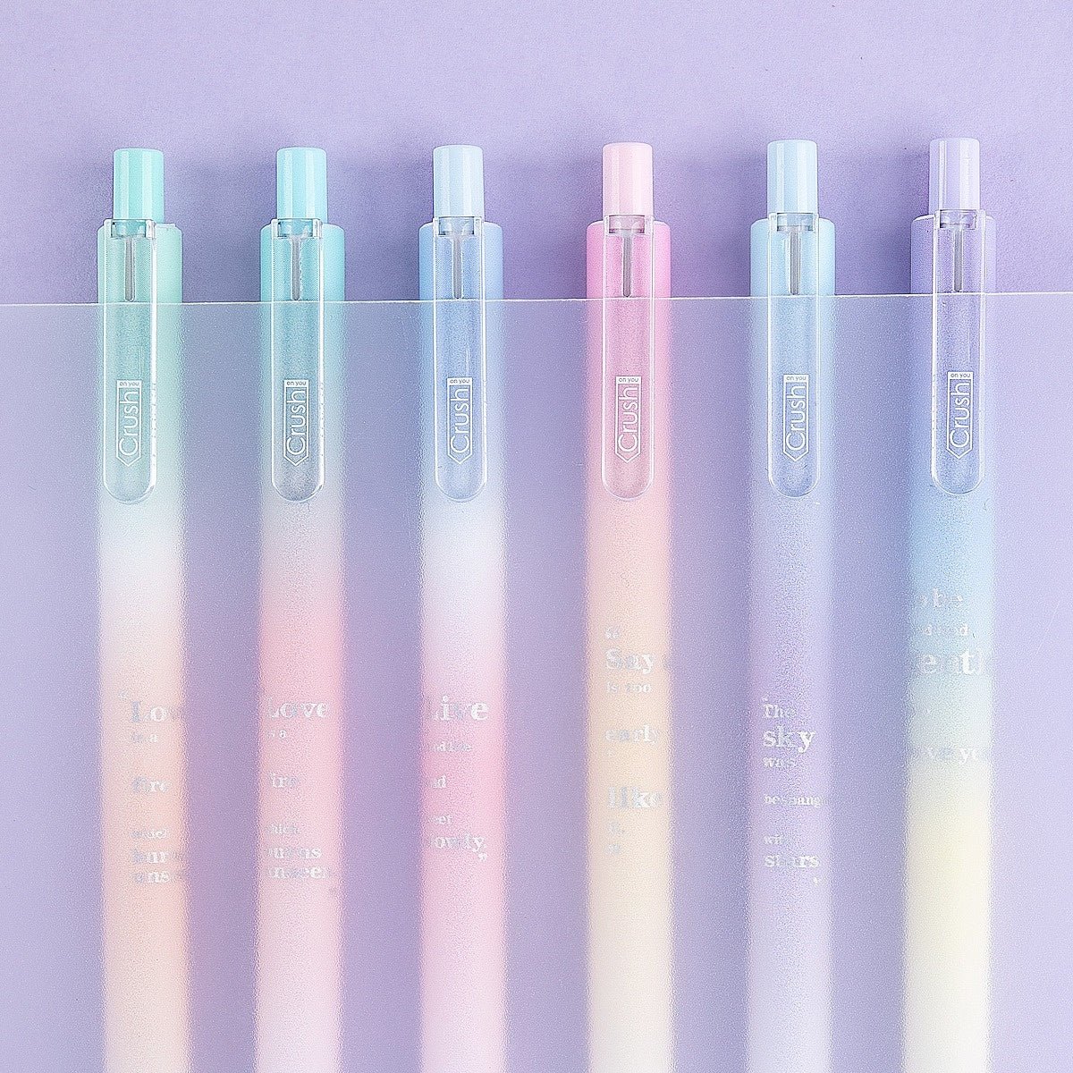 Guangbo Crush Rollerball Pens Black 0.5mm - SCOOBOO - B72112D-6 - Roller ball Pen