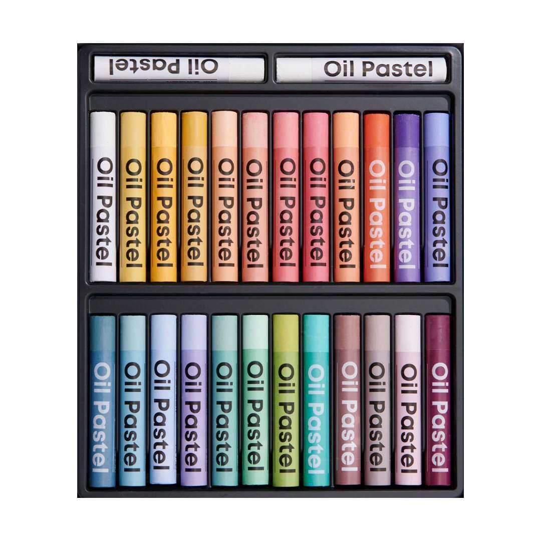 White Oil Pastels  Art and Craft Materials