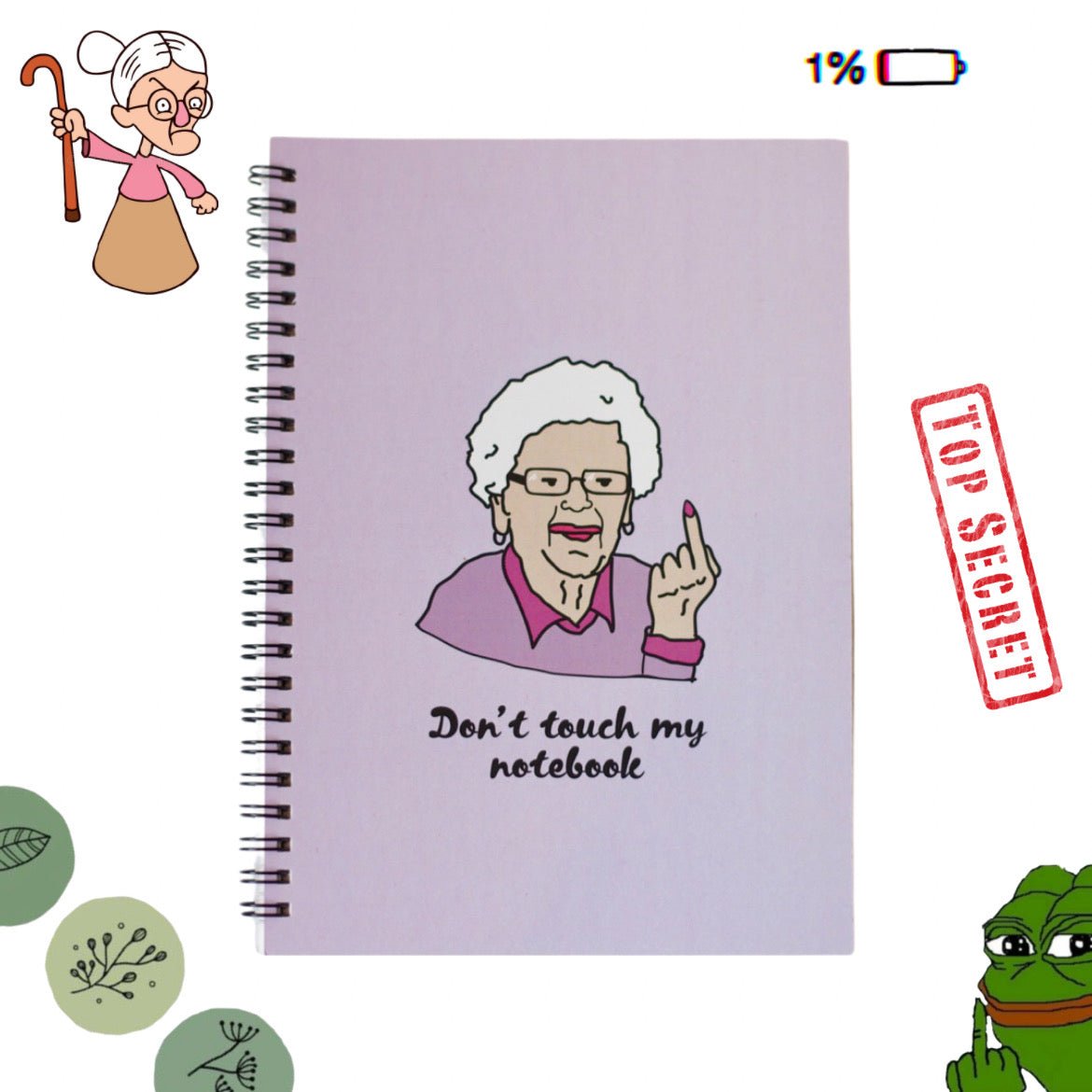 Kalp Top Secret A5 Ruled Notebook