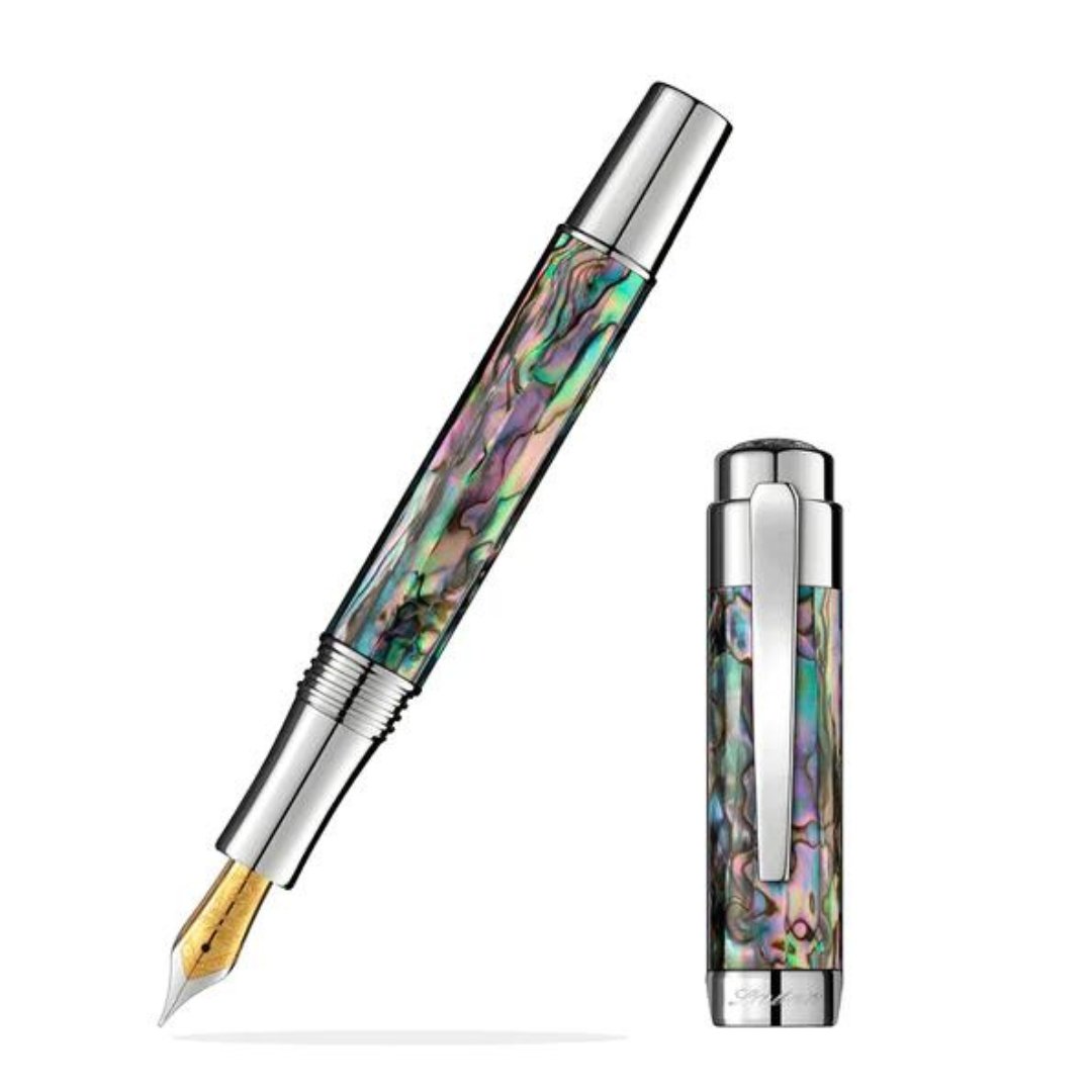 LABAN Abalone Silver Fountain Pen - SCOOBOO - Fountain Pen