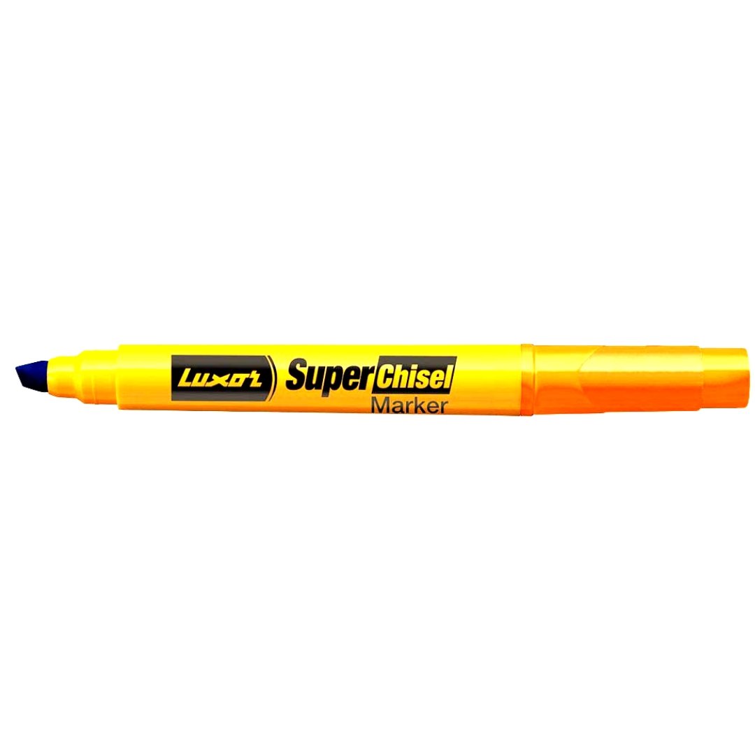 Luxor Super Chisel Marker Pack Of 10 - SCOOBOO - 997N - White-Board & Permanent Markers