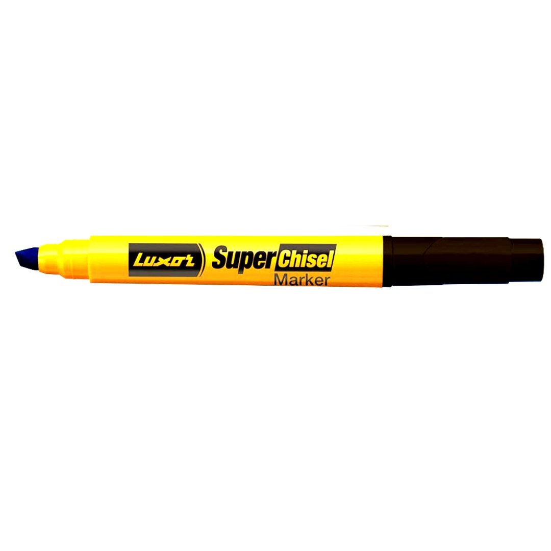 Luxor Super Chisel Marker Pack Of 10 - SCOOBOO - 997N - White-Board & Permanent Markers
