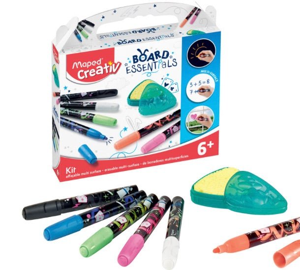Maped Creative Board Essentials Kit - SCOOBOO - 907103 - DIY Box & Kids Art Kit