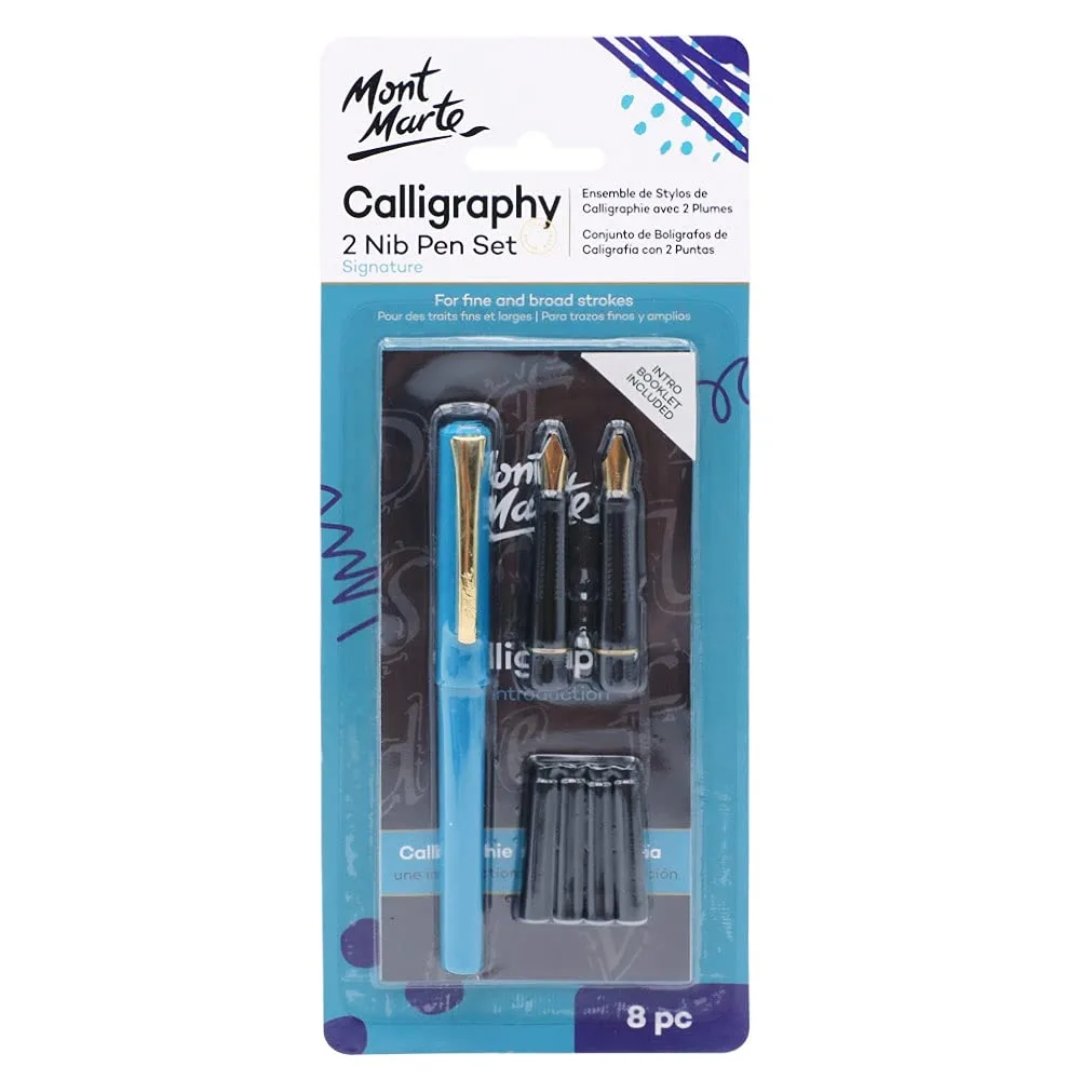Buy Calligraphy Dip Pen 10 Pcs Set Mont Marte 9 Nibs with Holder