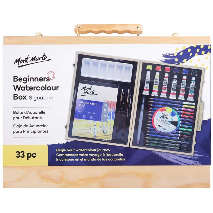 Mont Marte Beginners Watercolour Box - SCOOBOO - 81342 - Water Colors