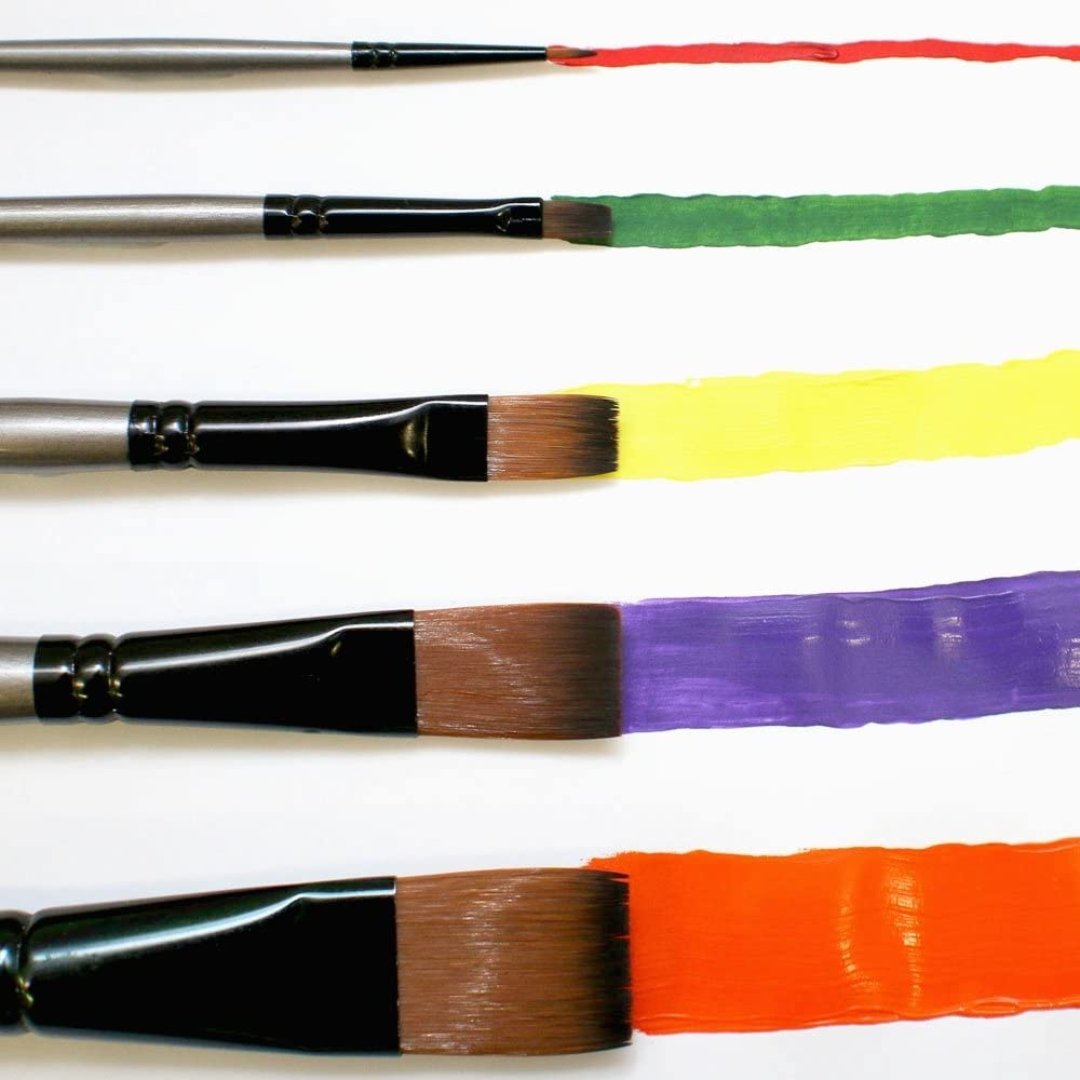 Mont Marte Gallery Series Acrylic Brush Set - SCOOBOO - BMHS0017 - Paint Brushes & Palette Knives
