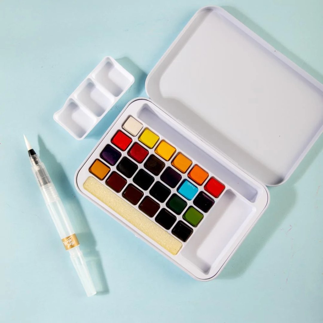 Mont Marte Watercolor Paint Set Of 27 - SCOOBOO - PMHS0067 - Water Colors