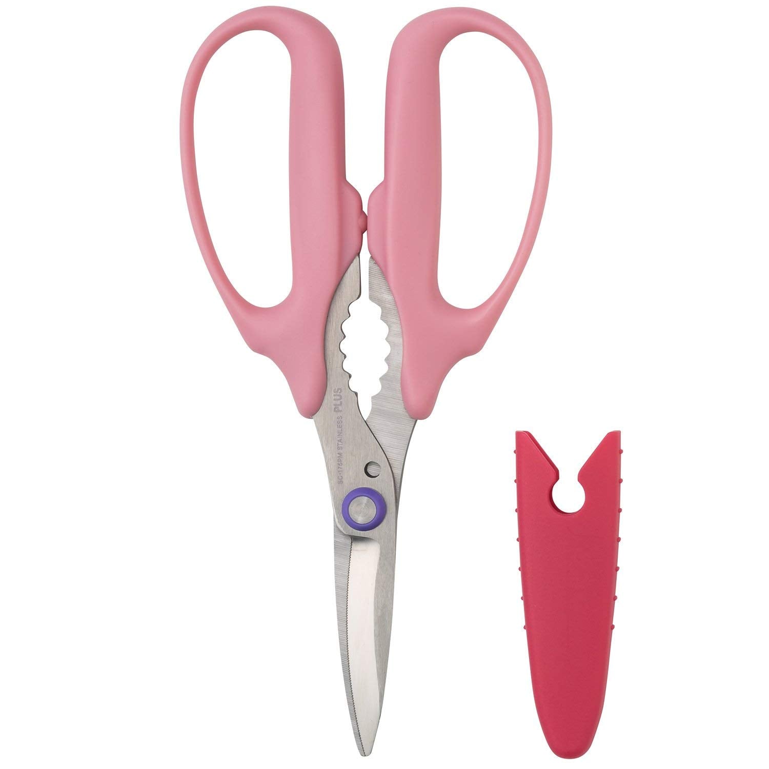 Plus Scissors SC-145MF Pink - Ergonomic Kids Scissors With Fluorine Coated Blade, Soft Grip, Safety Rounded Tips - View #6