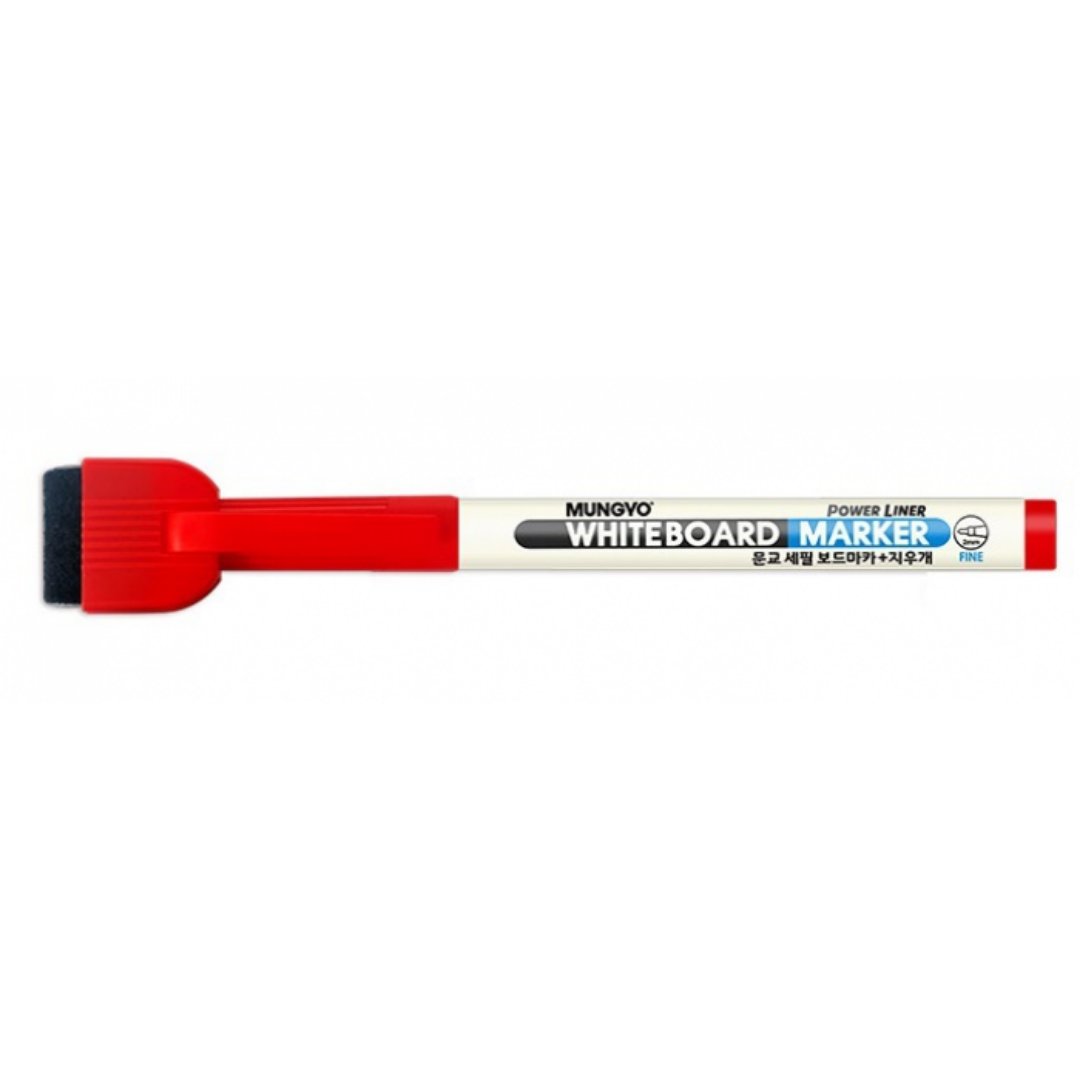 MUNGYO Power Liner White Board Marker Fine Point - SCOOBOO - MAFE-RD - White-Board & Permanent Markers