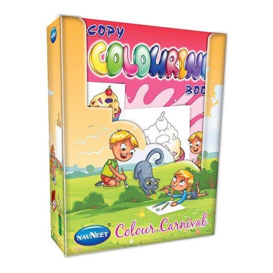 Navneet Colour Carnival Book Set - SCOOBOO - Colouring book for kids