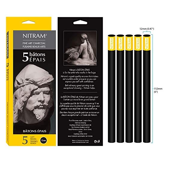 Nitram Fine Art Charcoal - SCOOBOO - 700302 - Charcoal Pencil