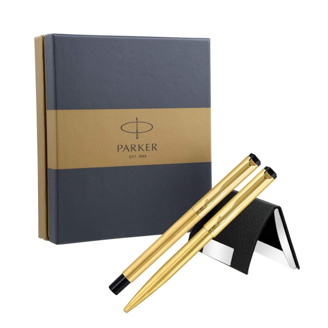 Parker Vector Gold (Roller Ball Pen+Ball Pen)-SCOOBOO – SCOOBOO