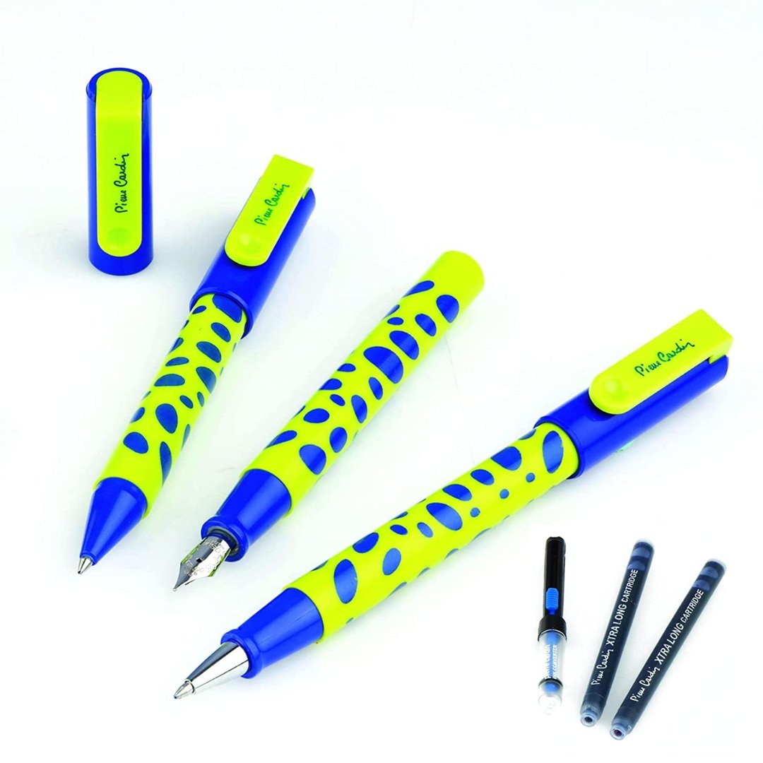 Pierre Cardin Evergreen Set Of Fountain Pen, Ball Pen, Roller Pen