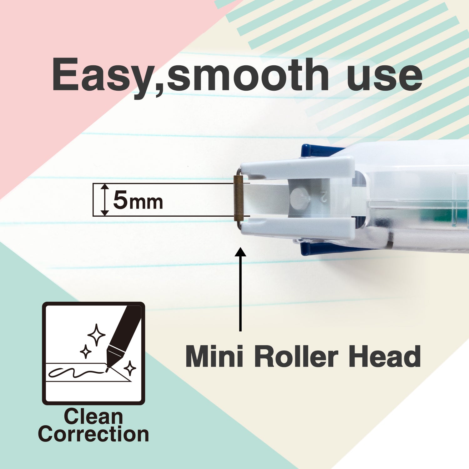 Plus Japan Correction Tape WH-1805 - SCOOBOO - 51-358 - Eraser & Correction