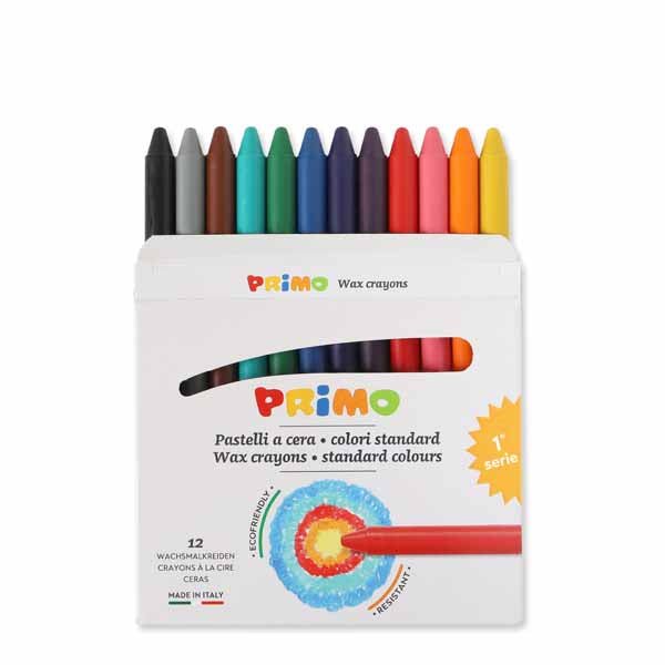 Primo Wax Crayons - SCOOBOO - 073TRI12AP-1 - Wax Crayons