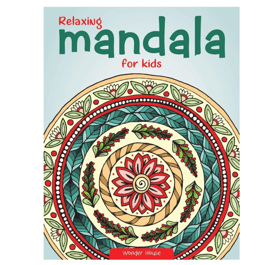 Relaxing Mandala For Kids Paperback - SCOOBOO - -