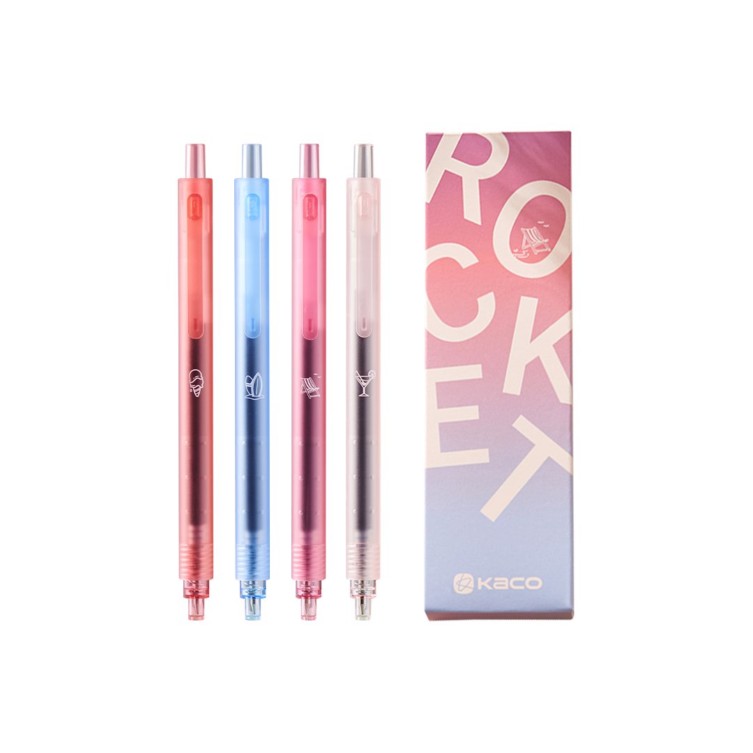 5-color Simple Gel Pens For Offices, Schools, Adults And Teenagers