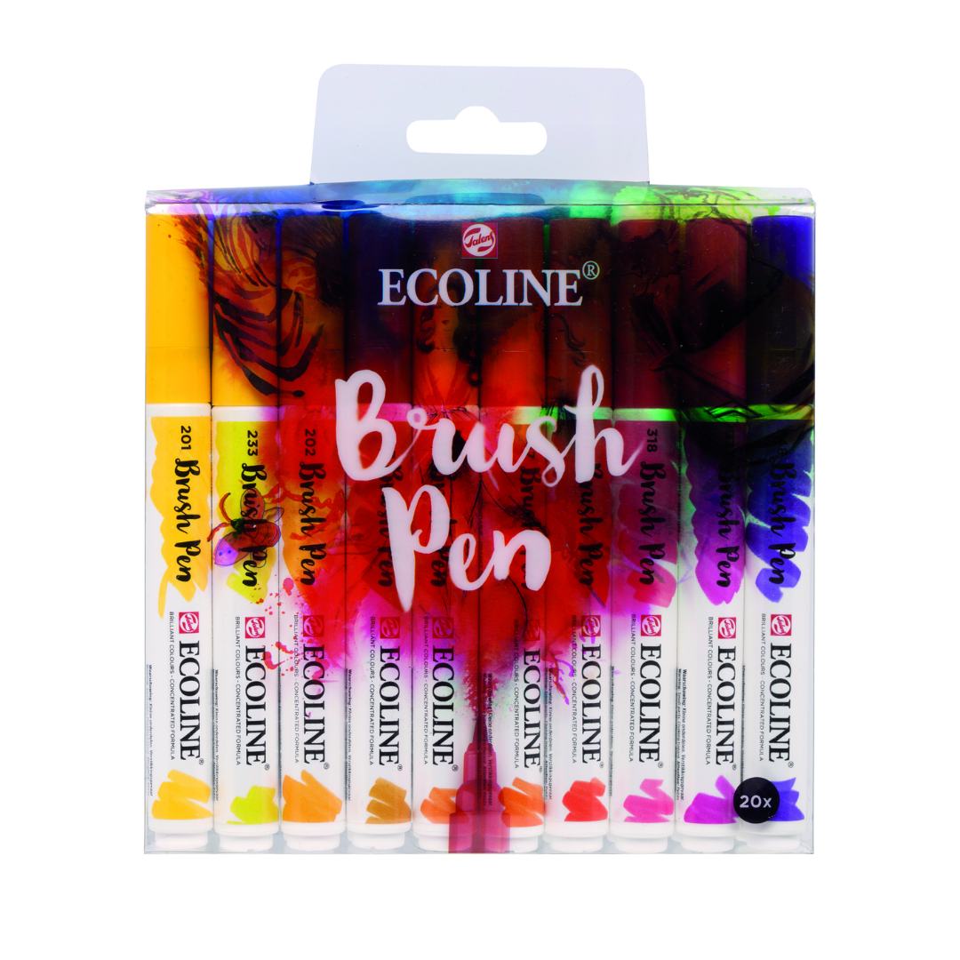 Royal Talens Ecoline Watercolor Brush Pens - SCOOBOO - 11509004 - Brush Pens