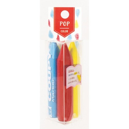 Sakura Crepas Coupy Marker- Pack of 3 - SCOOBOO - FYLM-3B* - Wax Crayons